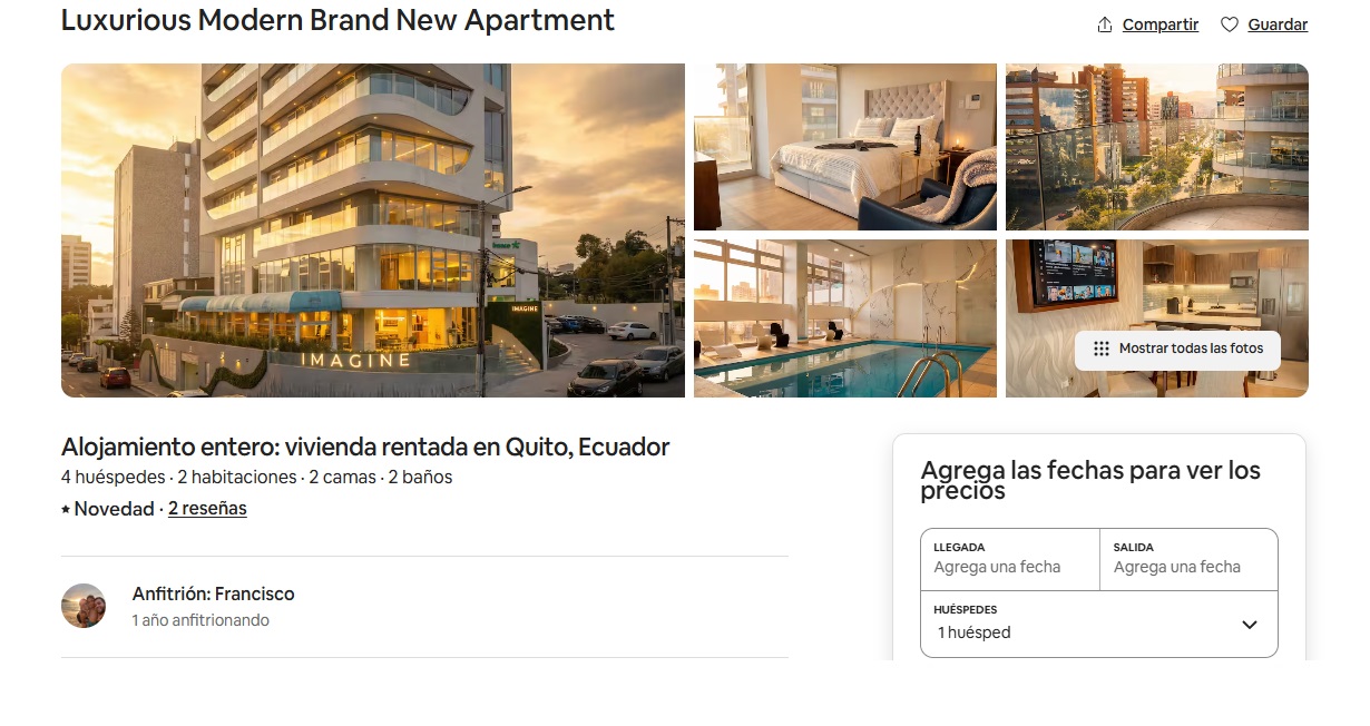 administracion airbnb quito cubiko