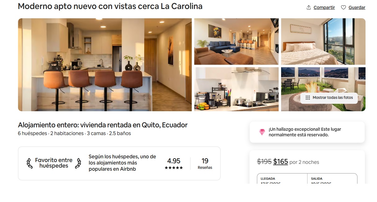 administracion airbnb quito cubiko