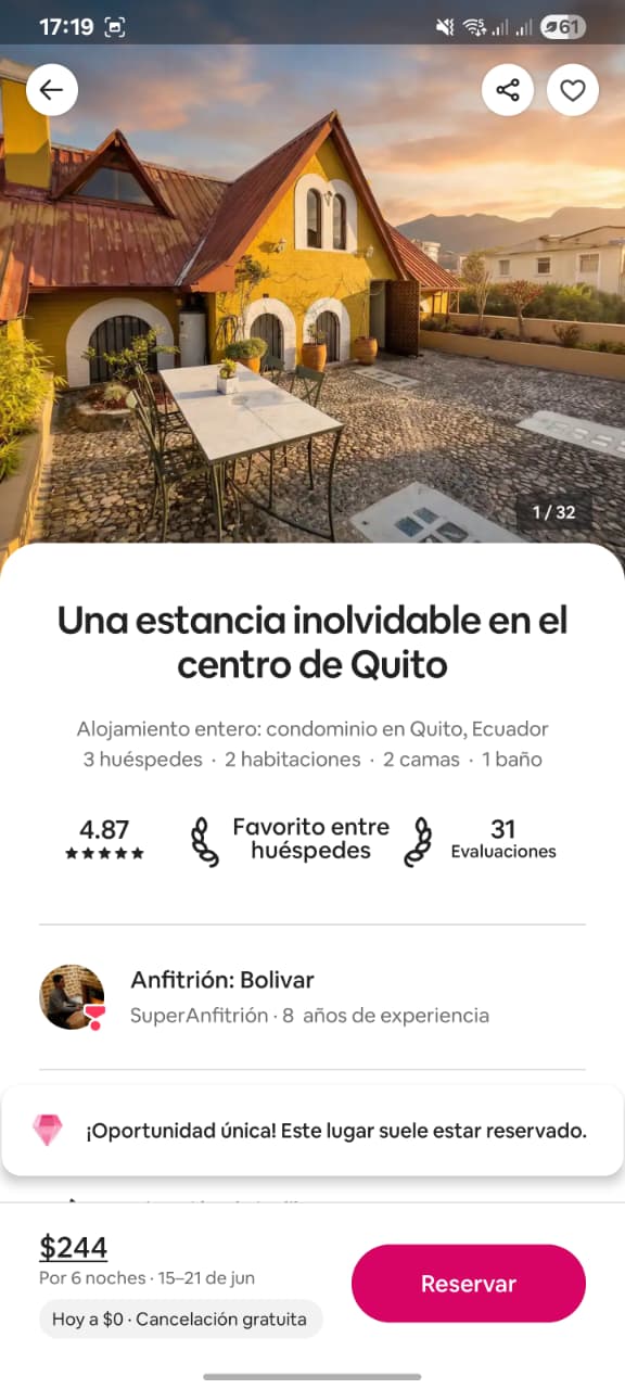 administracion airbnb quito cubiko